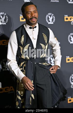 Beverly Hills, États-Unis. 08th Feb, 2025. Colman Domingo assiste à la 77e cérémonie annuelle des Directors Guild of America Awards à l’hôtel Beverly Hilton de Beverly Hills, Californie, le samedi 8 février 2025. Photo de Chris Chew/UPI crédit : UPI/Alamy Live News Banque D'Images