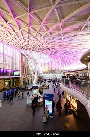 Gare de Kings Cross - Londres Banque D'Images