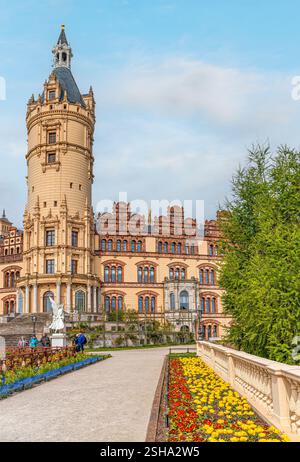 Palais Schwerin, Schwerin, Mecklembourg-Poméranie Occidentale, Allemagne Banque D'Images