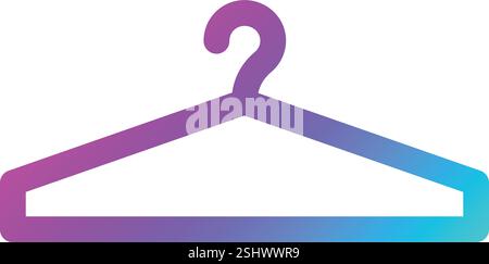 Illustration de conception d'icône de vecteur de cintre Illustration de Vecteur