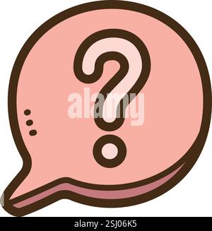 Illustration vectorielle de questions et graphique de doodle. Fait partie de la catégorie contact US. Illustration de Vecteur