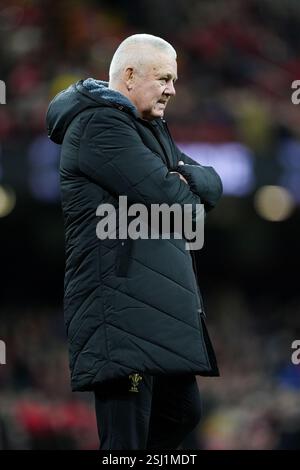 Photo du dossier datée du 17/11/24 de Warren Gatland. Le deuxième règne de Warren Gatland en tant qu’entraîneur-chef du pays de Galles semble approcher de sa conclusion, selon les rapports. Date d'émission : mardi 11 février 2025. Banque D'Images