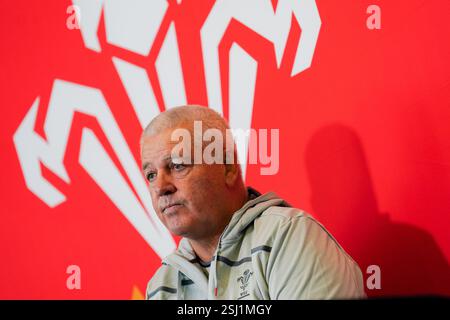 Photo du dossier datée du 17/01/23 de Warren Gatland. Le deuxième règne de Warren Gatland en tant qu’entraîneur-chef du pays de Galles semble approcher de sa conclusion, selon les rapports. Date d'émission : mardi 11 février 2025. Banque D'Images