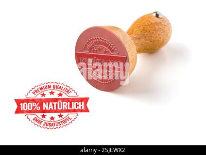 Timbres en bois - 100% naturel Banque D'Images