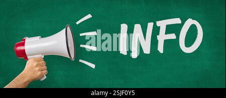 Mégaphone - Info Banque D'Images