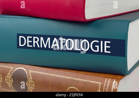 Titre du livre - Dermatologie Banque D'Images