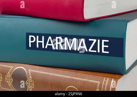 Titre du livre - pharmacie Banque D'Images