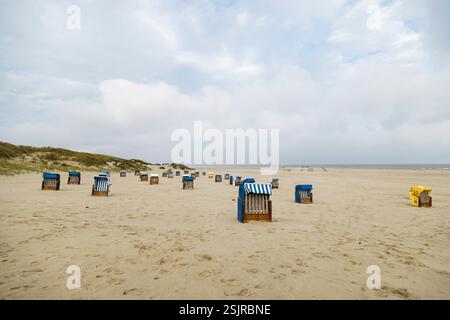 Juist, île de la mer du Nord, plage Banque D'Images