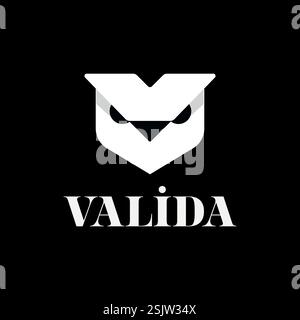 Conception de logo de texte valide de vecteur Illustration de Vecteur