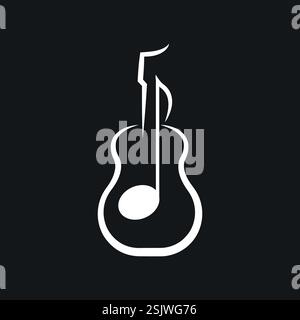 Illustration vectorielle du logo musical vecteur gratuit Illustration de Vecteur