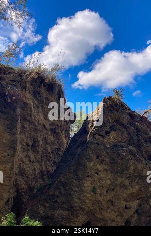 Les réservoirs de Guadalhorce ou Guadalteba sont un groupe de six réservoirs situés sur le cours moyen de la rivière Guadalhorce et deux de ses plus grands affluents Banque D'Images