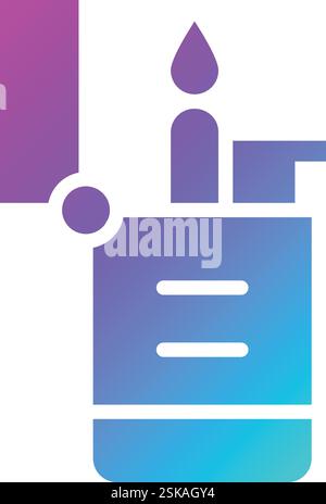 Illustration de conception d'icône de vecteur plus léger Illustration de Vecteur