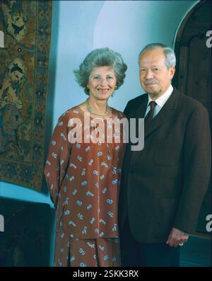--- Fürstin Gina und Fürst Franz Josef II. von Liechtenstein, 1978#Princesse Gina et Prince Franz Josef II de Liechtenstein, 1978 Banque D'Images