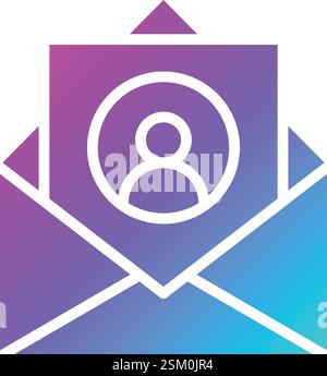 Illustration de conception d'icône de vecteur personnel Illustration de Vecteur