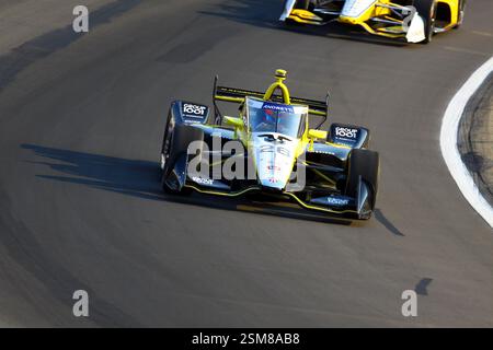 Newton Iowa, 13 juillet 2024 : Colton Herta Hy-Vee INDYCAR Race 1 à Iowa Speedway, Banque D'Images