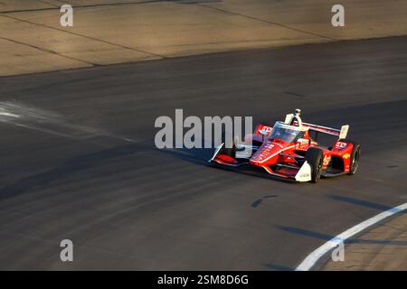 Newton Iowa, 13 juillet 2024 : Josef Newgarden Hy-Vee INDYCAR Race 1 à Iowa Speedway, Banque D'Images