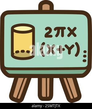 Mathématique vecteur doodle illustration et graphique. Fait partie de la catégorie science. Illustration de Vecteur