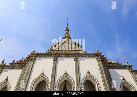 Le Temple du Bouddha d'Émeraude et le Grand Palais. (Wat Phra Kaew) Banque D'Images