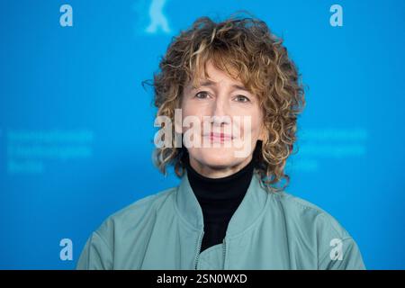 Berlin, Allemagne. 16 février 2024. Tricia Tuttle présente au jury Photocall lors du 75e Festival international du film de la Berlinale de Berlin au Grand Hyatt Hotel à Berlin, Allemagne, le 13 février 2024. Photo Aurore MARECHAL/ABACAPRESS. COM Credit : Abaca Press/Alamy Live News Banque D'Images