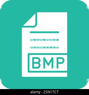 Illustration de conception d'icône vectorielle BMP Illustration de Vecteur
