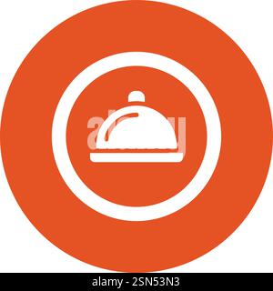 Illustration de conception d'icône de vecteur de restaurant Illustration de Vecteur