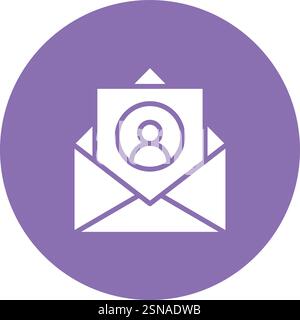 Illustration de conception d'icône de vecteur personnel Illustration de Vecteur