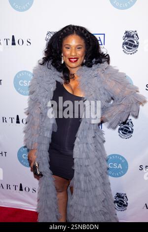 NY. 12 février 2025. Thea Washington aux arrivées pour la 40ème cérémonie des Artios Awards à New York, The Edison Ballroom, New York, NY, 12 février, 2025. crédit : Ryan Billings/Everett Collection/Alamy Live News Banque D'Images