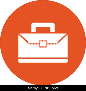 Illustration de conception d'icône vectorielle de porte-documents Illustration de Vecteur