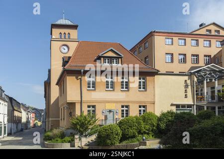 Nouvel hôtel de ville au Lichtenstein, Saxe, Allemagne, Europe Banque D'Images