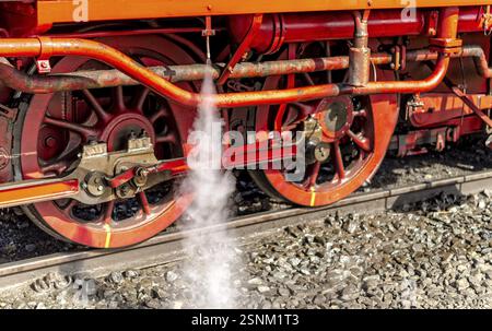 Locomotive à vapeur Banque D'Images