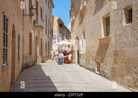 Vieille ville, Alcudia, Majorque, Îles Baléares, Espagne Banque D'Images