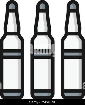 Illustration de conception d'icône de vecteur d'ampoule Illustration de Vecteur