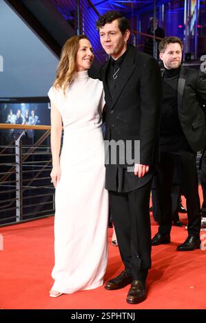 Katharina Schüttler und Christian Friedel BEI der Festivaleröffnung und der Premiere des Kinofilms 'Das Licht / The Light' auf der Berlinale 2025 / 75. Internationale Filmfestspiele Berlin im Berlinale Palast. Berlin, 13.02.2025 Banque D'Images