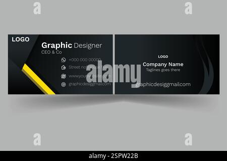 Modèle de carte d'affaires Illustration de Vecteur
