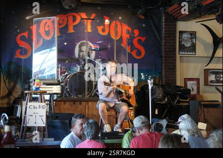 Menu-board manuscrit, Sloppy Joe's Bar, Key West. Restaurant décontracté. Possible publicité vintage diner. Banque D'Images