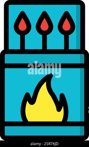 Correspond à l'illustration de conception d'icône vectorielle Illustration de Vecteur