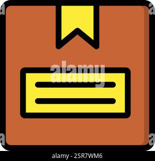 Illustration de la conception de l'icône du vecteur de boîte Illustration de Vecteur