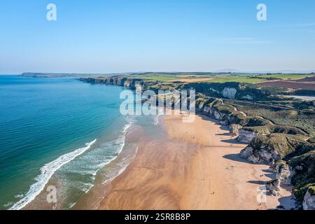White Rocks Beach Portrush, Antrim, Irlande du Nord Royaume-Uni Banque D'Images