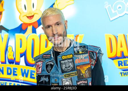 Amsterdam, pays-Bas, 2025-02-15 10:16:38 15-02-2025, Pathe Arena, Amsterdam, NLD. Premiere Looney Tunes : le jour où la Terre a explosé. Photo : Don Diablo. Photo : NL Beeld / David Heukers crédit : NL Beeld / Heukers Media Banque D'Images