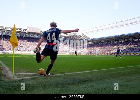 Bergame, Italie. 15 février 2025. Marco Brescianini d'Atalanta lors du match de Serie A entre Atalanta et Cagliari au stade Gewiss de Bergame, Italie du Nord -, samedi 15 février 2025 . Sport - Soccer . (Photo de Spada/LaPresse) crédit : LaPresse/Alamy Live News Banque D'Images