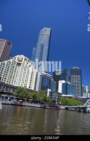 Tour Eureka, Southbank, Melbourne Skydeck, quartier central des affaires de Melbourne, Victoria Banque D'Images