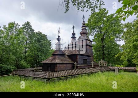 Église des Saints Cosmas et Damian, Kotan, Pologne Banque D'Images
