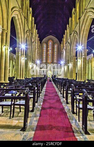 Intérieur de l'église de l'Afghanistan, Colaba, Mumbai, Maharashtra, Inde, Asie Banque D'Images