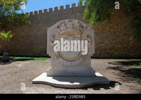 Le symbole de la ville de Lagos en Algarve - Portugal Banque D'Images