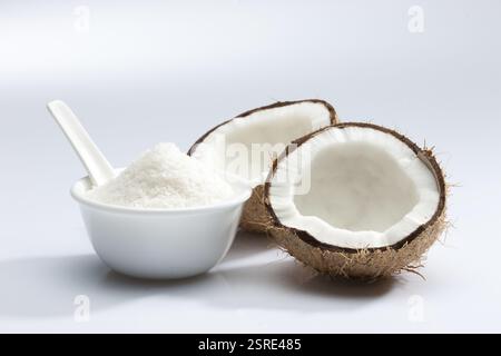 Viande de noix de coco Banque D'Images