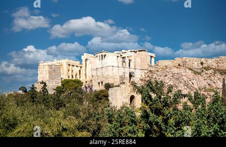 ATHÈNES, GRÈCE - 18 octobre 2024 : L'Acropole d'Athènes en Grèce Banque D'Images
