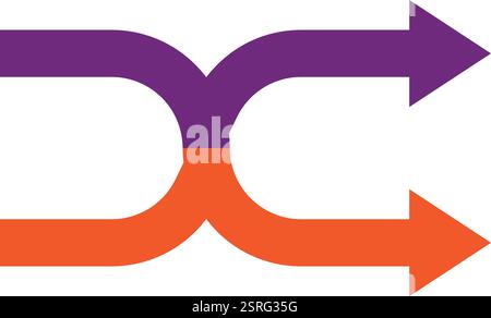 Illustration de conception d'icône vectorielle aléatoire Illustration de Vecteur