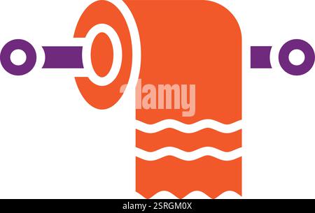 Papier toilette Vector Icon Design illustration Illustration de Vecteur