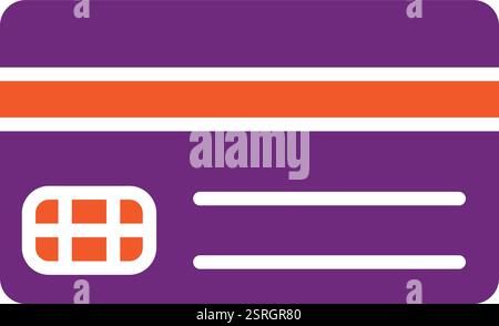 Illustration de conception d'icône de vecteur de carte de crédit Illustration de Vecteur