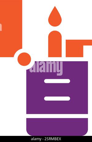 Illustration de conception d'icône de vecteur plus léger Illustration de Vecteur